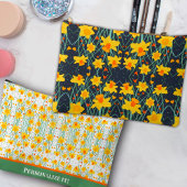 Pochette À Accessoires Fun Daffodil Floral Pattern Accessoire Personnalis