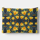 Pochette À Accessoires Fun Daffodil Floral Pattern Accessoire Personnalis (Recto)