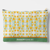 Pochette À Accessoires Fun Daffodil Floral Pattern Accessoire Personnalis (Verso)