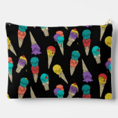 Pochette À Accessoires Fun Melty Summer Goth Crâne Crème glacée bijou noi (Verso)