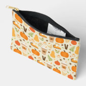 Pochette À Accessoires Fun Orange Fall Motif (Ouvrir)