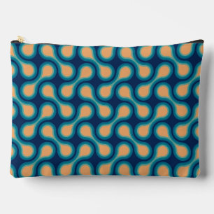 Pochette À Accessoires Funky 1970 Metaball Graphic Circle Barbell Blue