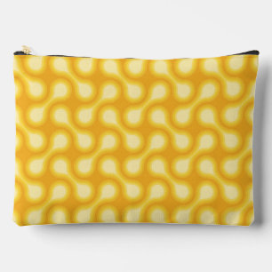 Pochette À Accessoires Funky 1970 Metaball Graphic Circle Barbell Jaune
