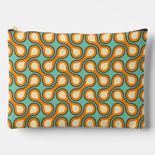 Pochette À Accessoires Funky 1970 Metaball Graphic Circle Barbell Orange