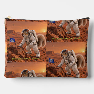Pochette À Accessoires Futur spatial des écureuils