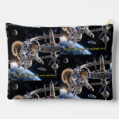 Pochette À Accessoires Futur spatial des écureuils (Verso)