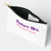 Pochette À Accessoires Future Mme ajouter nomnommariée enterrement de vie (Ouvrir)