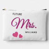Pochette À Accessoires Future Mrs Personalized Wedding Design  (Recto)