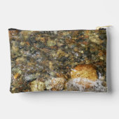 Pochette À Accessoires Galets Brown et gris naturel Abstrait (Verso)