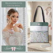 Pochette À Accessoires Garden Wedding Wildflower Bride To Be