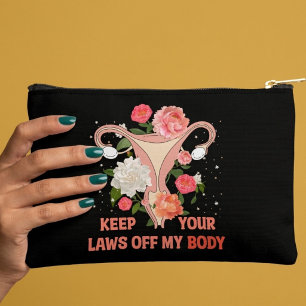 Pochette À Accessoires Gardez Vos Lois à l'Écart de Mon Corps