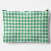 Pochette À Accessoires Gingham vert menthe  (Verso)