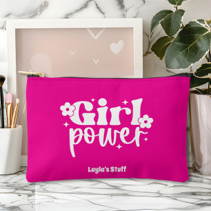Pochette À Accessoires Girl Power Rose