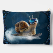 Pochette À Accessoires Glacière que le reste, l'escargot de snowboard. (Verso)