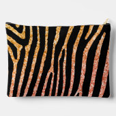 Pochette À Accessoires Glittery Zebra Stripes Motif (Verso)