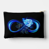 Pochette À Accessoires Glowing infinity with blue rose (Verso)