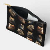 Pochette À Accessoires Golden Cats (Ouvrir)