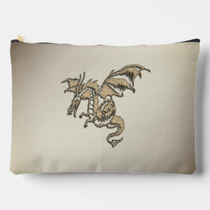 Pochette À Accessoires Golden Dragon
