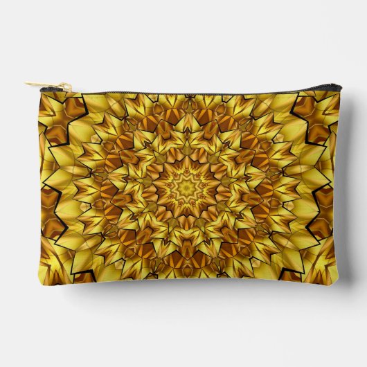 Pochette À Accessoires Golden Mandala Antique Abstract Design-63495 (Recto)