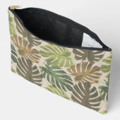 Pochette À Accessoires Golden Palm Tropical Feuille (Ouvrir)