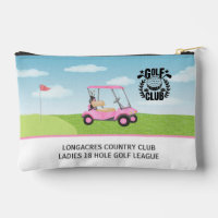 Golf Club Ligue féminine Pink Cart Logo