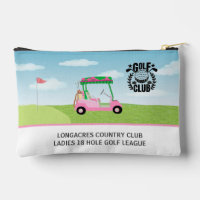 Golf Club Ligue féminine Pink Cart Logo