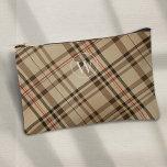 Pochette À Accessoires golf vintage motif beige<br><div class="desc">Découvrez le mélange ultime d'élégance et de fonctionnalité avec notre pochette d'accessoires Monogram Gold Motif Vintage, conçue exclusivement par PixeliaDesigns. Cette pochette sophistiquée présente un motif plaid intemporel dans les tons beiges apaisants, complété par un monogramme personnalisé dans une police élégante, ce qui en fait un accessoire polyvalent pour les...</div>