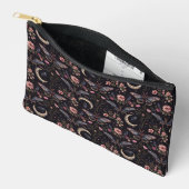 Pochette À Accessoires Gorgeous Moths Flowers and Moons Pattern (Ouvrir)