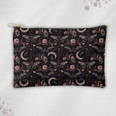 Pochette À Accessoires Gorgeous Moths Flowers and Moons Pattern