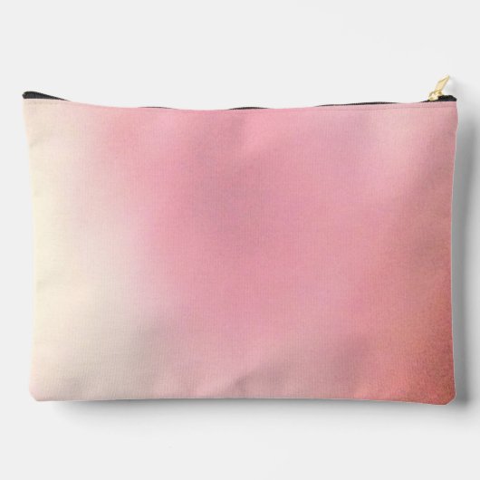 Pochette À Accessoires Gradient Pastel Pink peut modifier initial (Verso)