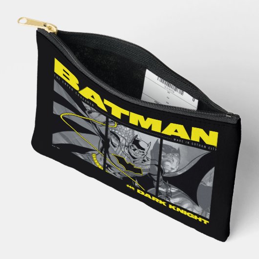Pochette À Accessoires Graphique à écran tridimensionnel Batman Comic (Ouvrir)