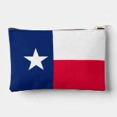 Pochette À Accessoires Graphique dynamique du drapeau de l'État du Texas (Verso)