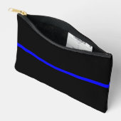 Pochette À Accessoires Graphique Thin Blue Line sur un (Ouvrir)