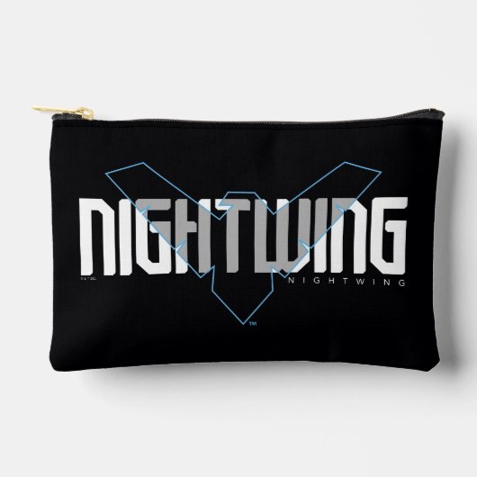 Pochette À Accessoires Graphisme Hi-Tech au nom de Nightwing (Recto)
