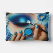 Pochette À Accessoires Gras bleu oculaire (Recto)