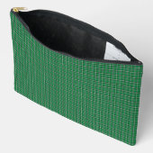 Pochette À Accessoires Green Black Plaid Classic Pattern Modern (Ouvrir)