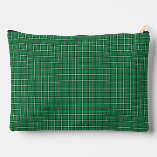Pochette À Accessoires Green Black Plaid Classic Pattern Modern (Verso)