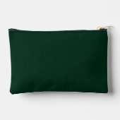 Pochette À Accessoires Green Forest Sunset Camping Trip Personnalisable (Verso)