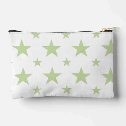 Pochette À Accessoires Green Stars Pattern Constellation Pencil Case (Verso)