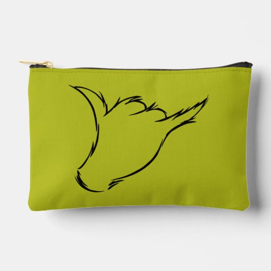 Pochette À Accessoires Grille | Le T-shirt de la machine moyenne (Recto)