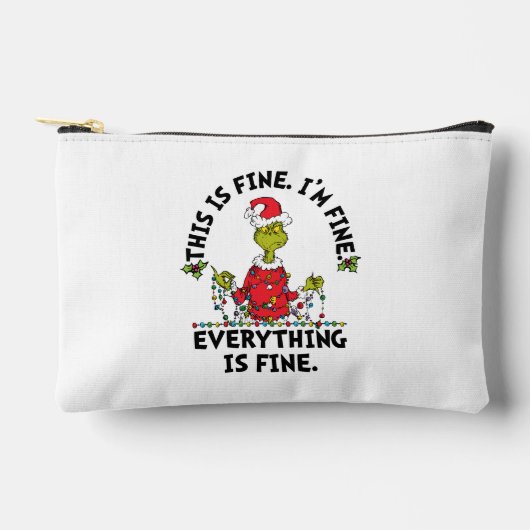 Pochette À Accessoires Grinch | Everything is Fine (Recto)