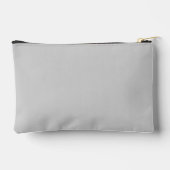 Pochette À Accessoires Gris Monogramme Moderne (Verso)