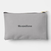 Pochette À Accessoires Gris - Petite poche d'accessoires solide (Verso)