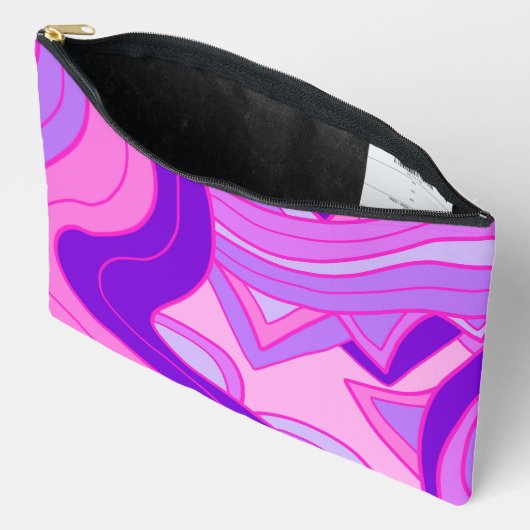Pochette À Accessoires Groovy Pinks (Ouvrir)