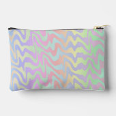 Pochette À Accessoires Groovy Rétro Mod Boho Fantaisiste Tripant Vagues A (Verso)