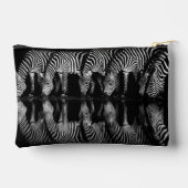 Pochette À Accessoires Groupe de zèbres des plaines boivent ensemble la n (Verso)