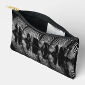 Pochette À Accessoires Groupe de zèbres des plaines boivent ensemble la n (Ouvrir)