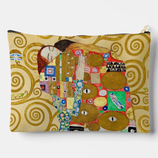 Pochette À Accessoires Gustav Klimt Exécution Nouveau Couple (Verso)