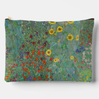 Gustav Klimt - Jardin de campagne avec tournesols