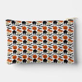 Pochette À Accessoires Halloween Chats Chat Citrouille Et Lune Dessin (Verso)